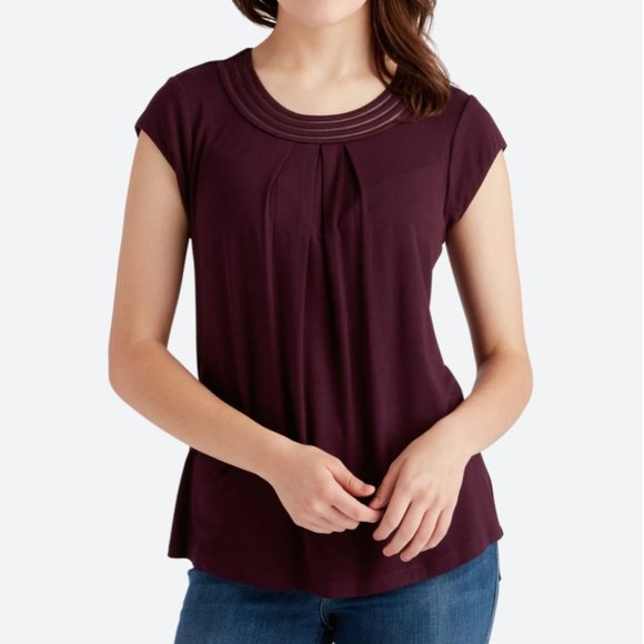 daniel rainn salinka crochet knit top